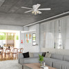 Vaxcel Brayton 52-in Ceiling Fan White (F0117)