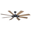 Vaxcel Burlington 68-in. LED Ceiling Fan Slate Gray (F0113)