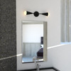 Zurich 18-in. 2 Light Wall Light Matte Black (W0534)