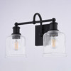 Northbrook 16-in. W 2 Light Vanity Matte Black (W0513)