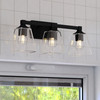 Vaxcel Wallingford 22.5-in. W Vanity Light Matte Black (W0495)