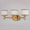 Carlisle 23-in. 3 Light Vanity Natural Brass (W0479)