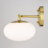 Vaxcel Sloane 1 Light Wall Light Satin Brass (W0432)