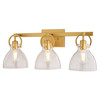 Ogden 25.5-in. W 3 Light Vanity Classic Gold (W0500)