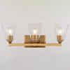 Vaxcel Wallingford 22.5-in. W Vanity Light Modern Gold (W0494)