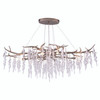 Rainier 6L Linear Chandelier Silver Mist (H0231)