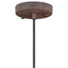 Milone 5-in Mini Pendant Textured Rustic Bronze (P0259)