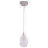 Milano 4.5-in Mini Pendant Cocoon Glass Satin Nickel (PD57111SN)