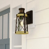 Harwood 6.5-in. Dualux Outdoor Wall Light Oxidized Iron and Burnished Elm (T0632)