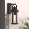 Cumberland Motion Sensor Dusk to Dawn Outdoor Wall Light Rust Iron (T0384)