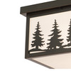 Yosemite 11.5-in Tree Outdoor Ceiling Light Burnished Bronze (OF33412BBZ)