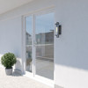 Morgan Park 16-in. H Outdoor Wall Light Matte Black (T0603)
