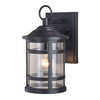 Vaxcel Southport 6.5-in Outdoor Wall Light Matte Black (T0523)