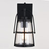 Portage Park 6.5-in. Outdoor Wall Light Matte Black (T0640)