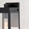 Uptown 6-in. W Outdoor Wall Light Matte Black (T0777)