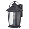Lexington 7.75 in. W Outdoor Wall Light Textured Black (T0540)
