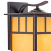 Vaxcel Mission 9-in Outdoor Wall Light Burnished Bronze (OW37293BBZ)
