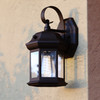 Wellington 6-in. Dusk to Dawn Outdoor Wall Light Medium Bronze (T0738)