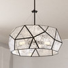 Euclid 20-in. 3 Light Pendant Black (P0393)