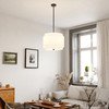 Burnaby 20.5-in 4 Light Pendant Black (P0392)