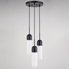 Vaxcel Thalia 10-in. 3 Light Pendant Matte Black (P0423)