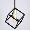 Deering 9-in 1 Light Mini Pendant Matte Black and Satin Brass (P0401)