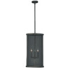 Vaxcel Wicker Park 13-in Pendant Warm Pewter (P0101)