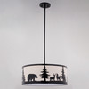 Acadia 18-in. W 3 Light Pendant Bronze (P0416)