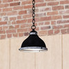 Sheffield 10-in. Pendant New Bronze and Distressed Ash with Light Silver Inner (P0367)