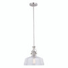 Beloit 12-in Pendant Satin Nickel (P0273)