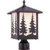 Yosemite 8-in Tree Outdoor Post Light Burnished Bronze (OP33485BBZ)