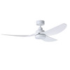 Arlington 56" 3 Blade  DC Fan w/LED Light, 4.5 inch Rod, Smart Compatible (Kit sold separately)  White, White Accents, White Blades (235145-5601A)