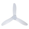 Arlington 56" 3 Blade  DC Fan w/LED Light, 4.5 inch Rod, Smart Compatible (Kit sold separately)  White, White Accents, White Blades (235145-5601A)