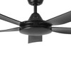 Swiftsure 52" 5 Blade AC Fan w/3 Speed 5.5" Rod, Smart Compatible (Kit sold separately), Black , Black Accents, Black Blades (235040-5202A)