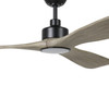 Westerly 72" 3 Blade DC Fan w/6" & 18" Rod, Smart Control, Light Sold Separately, Black/Black Accents/Driftwood Blades (235400-7227A)