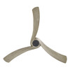 Williwaw 60" 3 Blade DC Fan w/6" & 12" Rod, Smart Kit Sold Separately, Black/Black Accents/Driftwood Blades (235370-6027A)