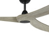 Williwaw 84" 3 Blade DC Fan w/6" & 18" Rod, Smart Kit Sold Separately, Black/Black Accents/Driftwood Blades (235370-8427A)