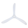 Westerly 84" 3 Blade DC Fan w/6" & 18" Rod, Smart Control, Light Sold Separately, White/White Accents/White Blades (235400-8401A)