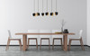 Serenara 6-Light Black and Gold Pendant Light (390184A)