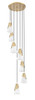 Aimie 7 Light Chandelier in Modern Gold (828P6-7R-MGLD)