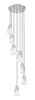 Aimie 7 Light Chandelier in Brushed Nickel (828P6-7R-BN)