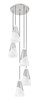 Z-Lite Aimie 5 Light Chandelier in Brushed Nickel (828P6-5R-BN)