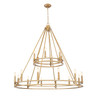 Z-Lite Dennison 18 Light Chandelier in Signature Brass (4005-18SBR)