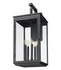 Hartwell 5 Light Outdoor Wall Light in Sand Black (5019XL-BK)