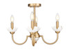 Allistair 4 Light Semi Flush Mount in Modern Gold (352-4SF-MGLD)