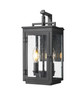 Hartwell 2 Light Outdoor Wall Light in Sand Black (5019S-BK)
