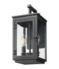 Hartwell 2 Light Outdoor Wall Light in Sand Black (5019S-BK)