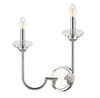 Z-Lite Allistair 2 Light Wall Sconce in Polished Nickel (352-2S-PN)
