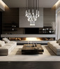 Z-Lite Stari 27 Light Chandelier in Brushed Nickel (1956P-27R-BN)
