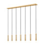 Z-Lite Stari 7 Light Linear Chandelier in Modern Gold (1956P-7L-MGLD)